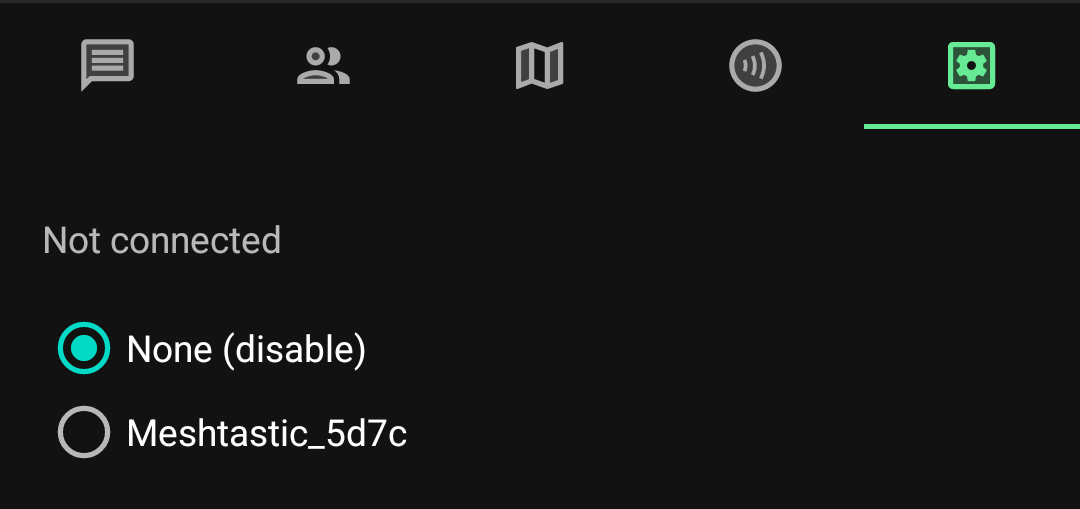 MeshtasticNotConnected